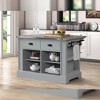 Acme Furniture Urrur Kitchen Island Gray Finish - 2 of 4