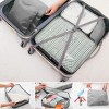 Racxily 9Pcs/Set Clothes Storage Bags Water-Resistant Travel Luggage Organizer Clothing Packing Cubes for Blouse Hosiery Stocking - 3 of 4