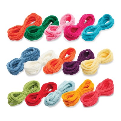 192pcs Potholder Weaving Loom Loops Multicolored Elastic Loom Bands for Kids, Size: 6x6cm