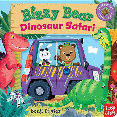 Bizzy Bear: Dinosaur Safari - by  Nosy Crow (Board Book)