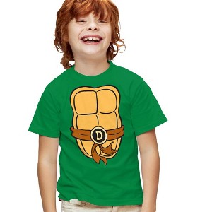 Teenage Mutant Ninja Turtles Donatello Chest Youth T Shirt, Kelly Green - 1 of 4