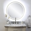 Uttermost Crofton Lighted Brass Round Mirror - 4 of 4