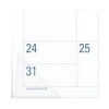 Academic Large Print Desk Pad, 21.75 x 17, White/Blue Sheets, 12 Month (July to June): 2024 to 2025 - 2 of 4