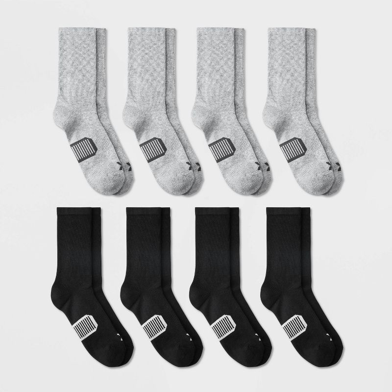 Men's Training 8pk Crew Socks - All in Motion™ 6-12, 1 of 5