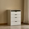 TOBILI 3-in-1 Vanity Desk with Mirror And Lights, Small Vanity Desk Set with Visible Glass Tabletop,Suitable for Bedroom Small Vanity Desk - 3 of 4