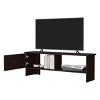 GlasFlength TV Stands and Consoles TV Console Table TV Center TV Stand with Storage Shelves for Living Room, Brown, 47.4"*12.2"*16.6" - 4 of 4