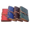 Spiral Notebook Diary Notepad Vintage Pirate Anchors PU Leather Stationery Gift Traveler Journal, Paper Size:8.2 x 12.3CM(brown) - 3 of 4