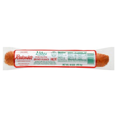 Redondo's Lisboa Portuguese Hot Sausage - 10oz