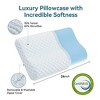 Vipbear Firm Memory Foam Contour Pillow for Pain Relief Cervical Pillow Orthopedic for Shoulder Pain,Ergonomic Pillow for Side Back Stomach Sleeper - 3 of 4