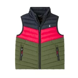 Hope and Henry Boys Quilted Fleece Lined Zip-Up Vest 