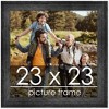 PosterPalooza | 23x23 Wide Barnwood Picture Frame, UV Acrylic, 6 Finishes - Grey, Brown, White, and Black - 2 of 4