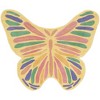 Unique Loom Playtime Kids Wool Collection Area Rug - Butterfly - 2 of 4
