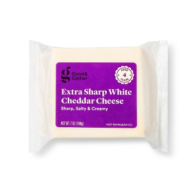 Extra Sharp White Cheddar Cheese - 7oz - Good & Gather™