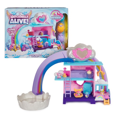  Hatchimals Alive, Hatch N' Stroll Playset with Stroller Toy and  2 Mini Figures in Self-Hatching Eggs, Kids Toys for Girls and Boys Ages 3  and up : Everything Else