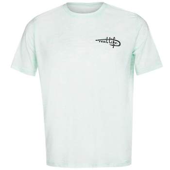 Reel Life Color Splash Sail Uv Long Sleeve T-shirt - Small - Misty