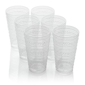 Certified International (Set of 6) 22oz Acrylic Ice Tea Glasses Santa Fe - 1 of 4