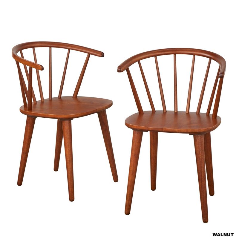 Set of 2 Florence Contemporary Windsor Dining Chairs - Buylateral, 1 of 11