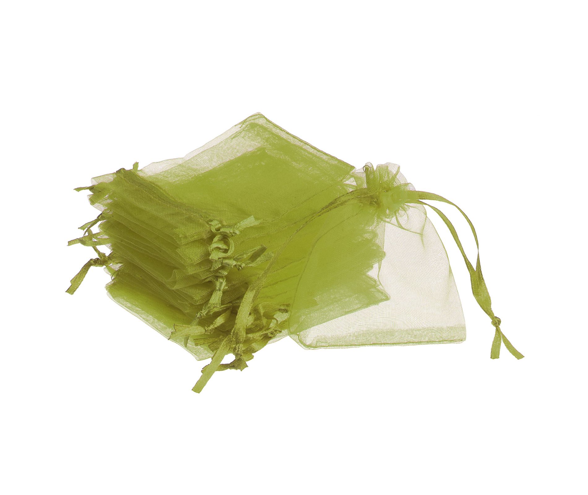 Unique Bargains Drawstring Mini Gift Candy Christmas Party Wedding Organza Bags 50 Pcs