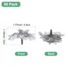 Unique Bargains Silk Rose Artificial Flower Heads Bouquet Decor - 3 of 4