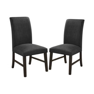 Set of 2 Premo Transitional Dining Chair Dark Gray - ioHOMES