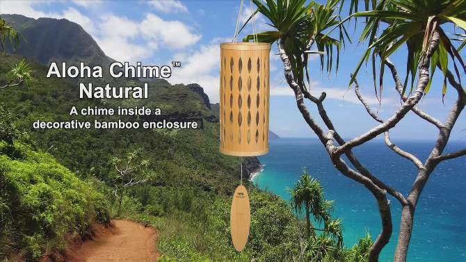 Woodstock Wind Chimes For Outside, Garden Décor, Outdoor & Patio Décor, 28", Aloha Chime Wind Chimes, 2 of 11, play video