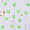 The Lakeside Collection St Patricks Garland Green Shamrock 20 Light Count Decor - 2 of 3