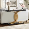 UbMelt 39.37"Console Table,Modern Console Table behind Sofa,Narrow Sofa Table for Living Room,Hallway,Entryway,Black - 4 of 4