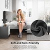 Platform Bed Frame with Upholstered Headboard, Linen Fabric Upholstered Bed Frame with Adjustable Headboard - 4 of 4