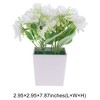 Unique Bargains Artificial Plants Spring Flower Plastic 2.95"x2.95"x7.87" 1 Pc - 3 of 4