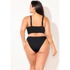 Swimsuits for All Shimmer Ring Bra Sized Underwire Bikini Top (Plus Sizes Available) - 3 of 4