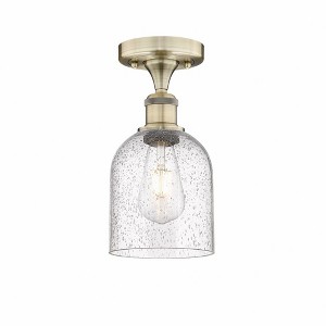 Bella - 1 Light Semi-Flush Mount In Industrial Style-9.63 Inches Tall and 5.5 Inches Wide - 1 of 1