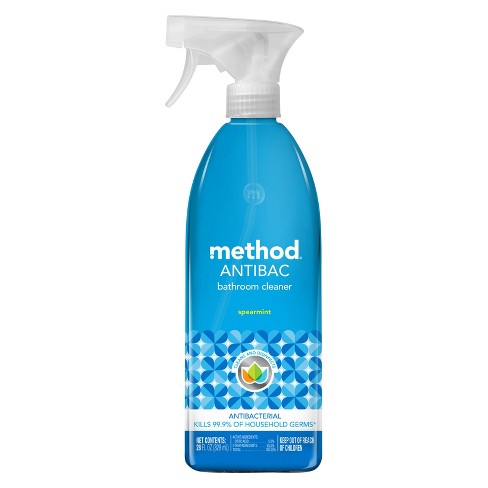 Method Cleaning Products Antibacterial Bathroom Cleaner Spearmint Spray ...