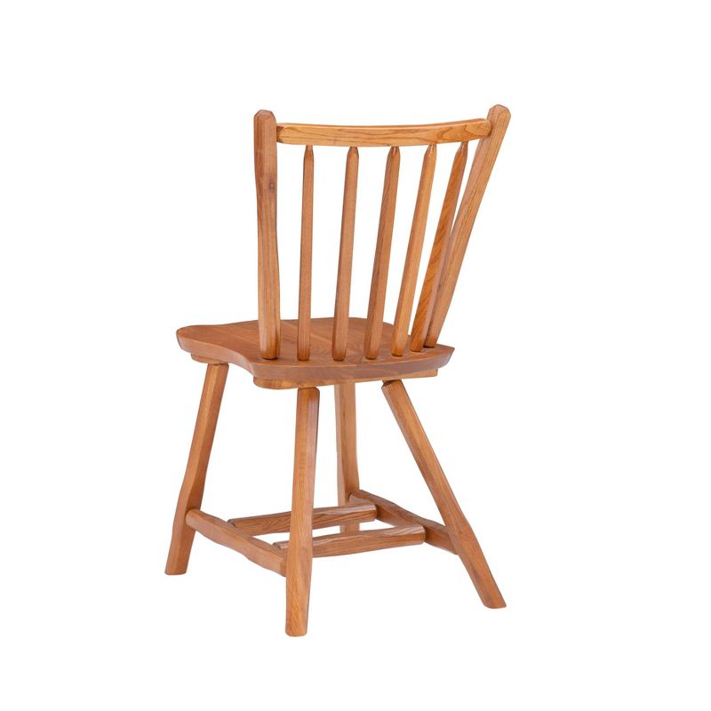 Set of 2 Bazel Windsor Back Side Chairs Natural - Linon, 6 of 12