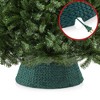 Casafield Water Hyacinth Christmas Tree Collar, Woven Tree Base Cover with Cord Cut Out - 4 of 4