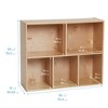 ECR4Kids Streamline 5-Compartment Storage Cabinet, 30in, 1 - 2 of 4