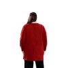 Women's Jersey V-Neck Long Sleeve Tunic - Plus - On The Plus Side - 2 of 3