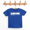 The Juniper Shop Handsome Just Like Dad Youth Short Sleeve Tee - M - Royal - 3 of 4
