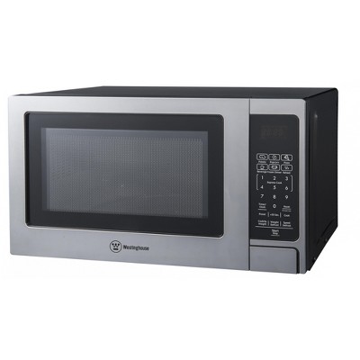 Westinghouse Stainless Steel Countertop Microwave Oven, 700-Watt, 0.7-Cubic Feet