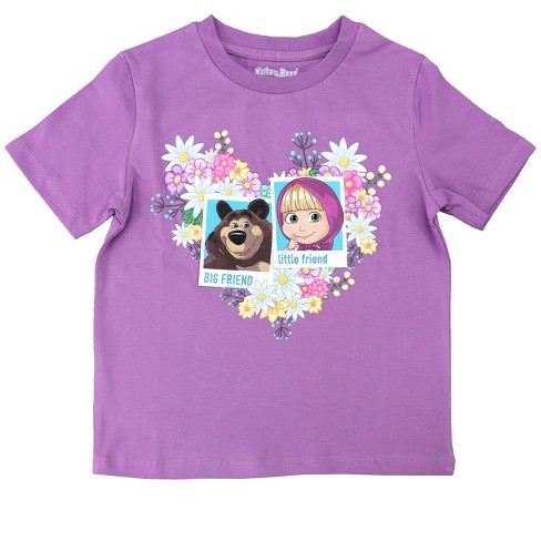 All-Over Teddy Bear Printed Crew-Neck T-Shirt Size 4 Y