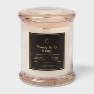 Lidded Jar Candle - Threshold™ - 1 of 2