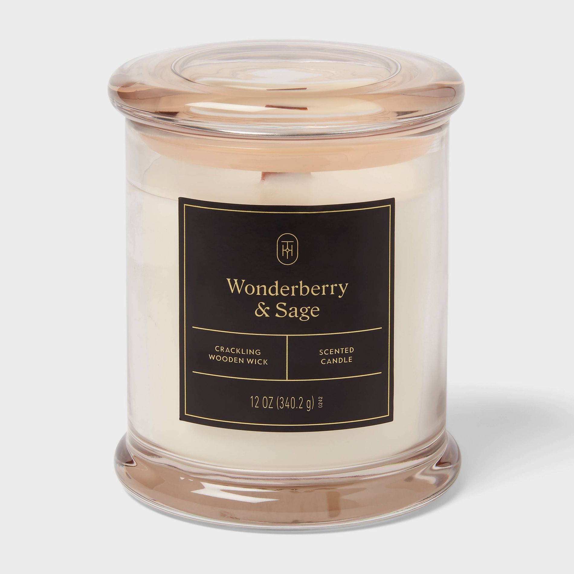 Wooden Wick Wonder Berry and Sage Jar Candle 12oz - Threshold™