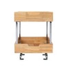 Glidez Steel and Wood Pull-Out/Slide-Out Storage Organizer for Under Cabinet Use - Brushed Nickel and Natural - 4 of 4