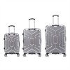 BEAFUP 4-Piece PC Material Hard Shell Luggage Set with Spinner Wheels and TSA Lock - 20", 24", 28" Lightweight Suitcases for Travel - 4 of 4