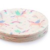 20ct 6.3" All Over Unicorn Snack Plates - 3 of 3