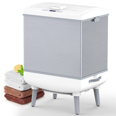 Kismile Towel Warmer, 35L Capacity, High-Temperature Sterilization, High-Definition Display Screen, Foldable Design, Equipped with Drying Function
