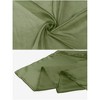 INSPIRE CHIC Women's Solid Color Satin Large Square Scarf Neckerchief Bandanas 35"x35" - 4 of 4