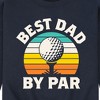 Men's - Instant Message - Best Dad By Par Graphic Fleece Sweatshirt - 2 of 4