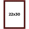 PosterPalooza | Weathered Red Picture Frame - UV Acrylic, Foam Board Backing, Hanging Hardware - 2 of 4