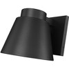 Asher Collection Black Aluminum Outdoor Wall Sconce - LED, Dimmable, 850 Lumens - 3 of 4