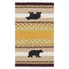 Earth Rugs Cabin Bear 2 Oblong Jute Patch Tread 20"x30" Eco-Friendly Rustic Style - 3 of 3